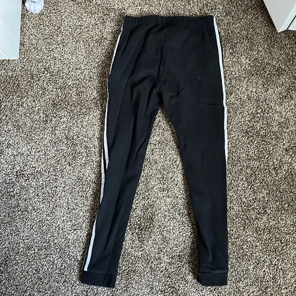 Adidas Classic Black Striped Joggers, lightly worn - Picture 7 of 7